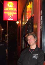 Yan Mangels outside Indra. (Photo: Henrik Friis). Yan Mangels outside Indra. (Photo: Henrik Friis).
