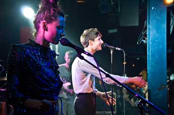 Swiss music fans dance to Vinnie Who’s disco-pop.